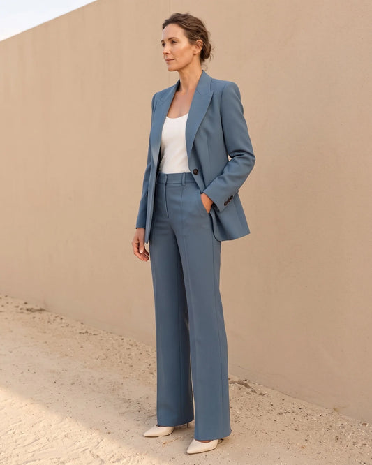 Imogen Peak Lapel Two Piece Set — front