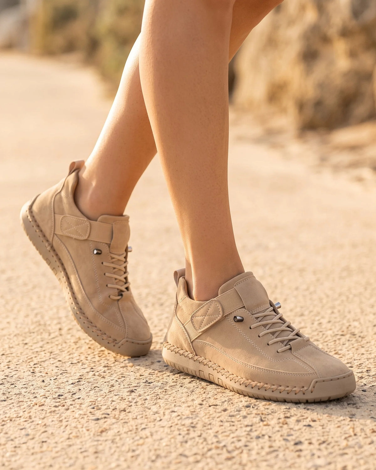 Renee Lace-Up Comfort Sneakers — front