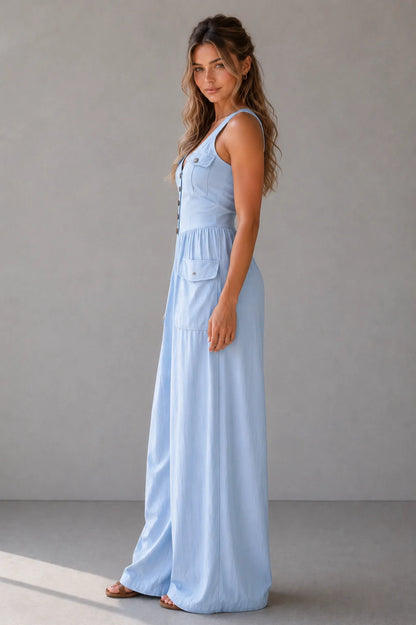 Yrsa Wide Leg Jumpsuit — side
